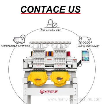 Computer single-head flat embroidery machine 12/15 needles